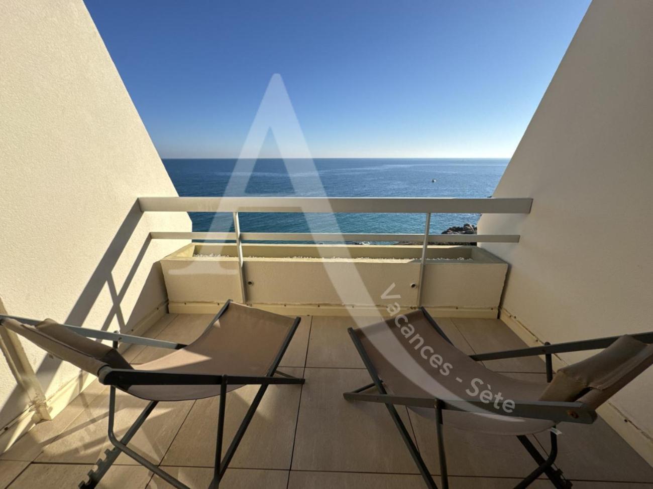 40 M², 1Ere Ligne Mer, Dernier Etage Avec Ascenseur Sète Exterior foto